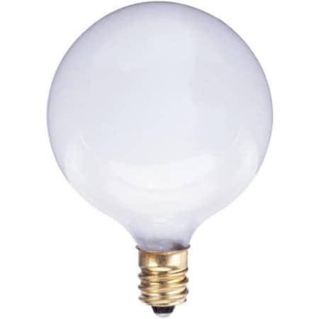 Globe Electric 70969 2 Pack; 25 Watts White Globe Light Bulb - Pack Of 10